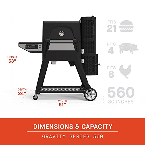 Masterbuilt Gravity Series 560 Charcoal Grill Combo