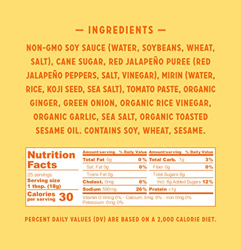 Bachan's - The Original Japanese Barbecue Sauce - Hot and Spicy, 16 Ounces. Small Batch, Non GMO, No Preservatives, Vegan and BPA free. Condiment for Wings, Chicken, Beef, Pork, Seafood, Noodle Recipes, and More.…