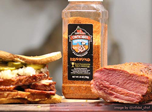 2 Gringos Chupacabra Ribnoxious Rib Rub, 25 Ounces