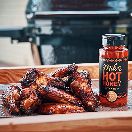 Mike’s Hot Honey–Original & Extra Hot Combo 10 oz (2 Pack), Hot Honey with an Extra Kick, Sweetness & Heat, 100% Pure Honey, Shelf-Stable, Gluten-Free & Paleo-Friendly, More Than Sauce-it's Hot Honey