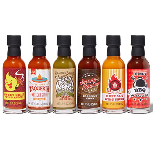 Street Food Hot Sauce & BBQ Set (6 Flavors)