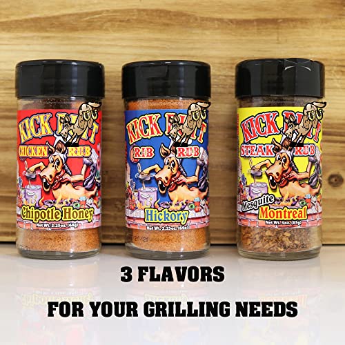 BBQ Gourmet Seasoning Trio - Chicken, Rib, Steak