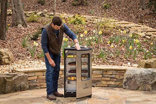 40 Inch Bluetooth Electric Smoker - Stainless Steel