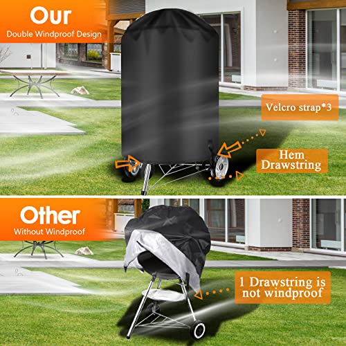Waterproof Charcoal Grill Cover for Weber BBQ