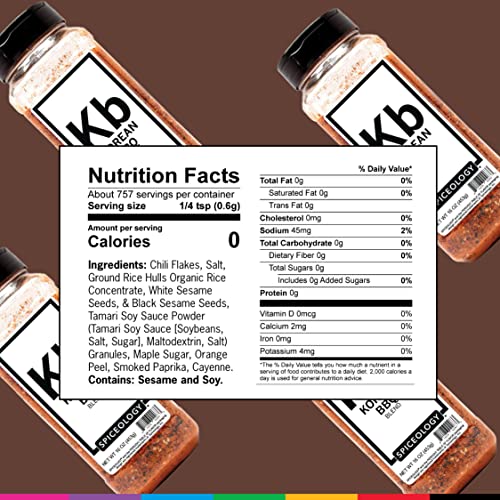 Spiceology Korean BBQ Spice Rub - 16 oz