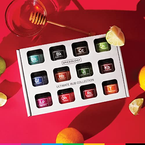 12 Gourmet BBQ Spice Rubs - Spiceology Ultimate Collection