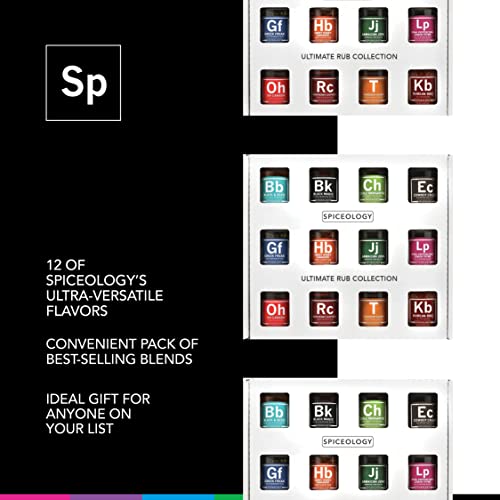 12 Gourmet BBQ Spice Rubs - Spiceology Ultimate Collection