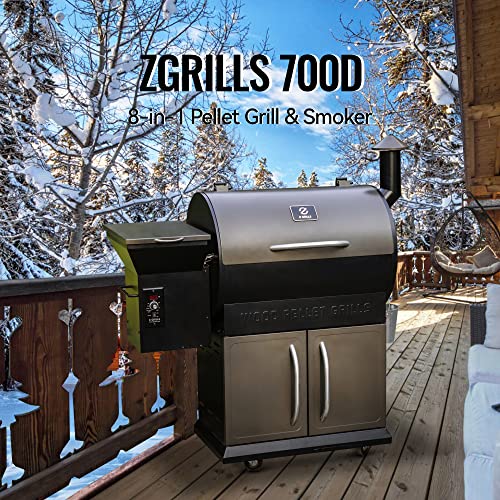 Z GRILLS Digital Wood Pellet Grill Smoker, 700 sq. in