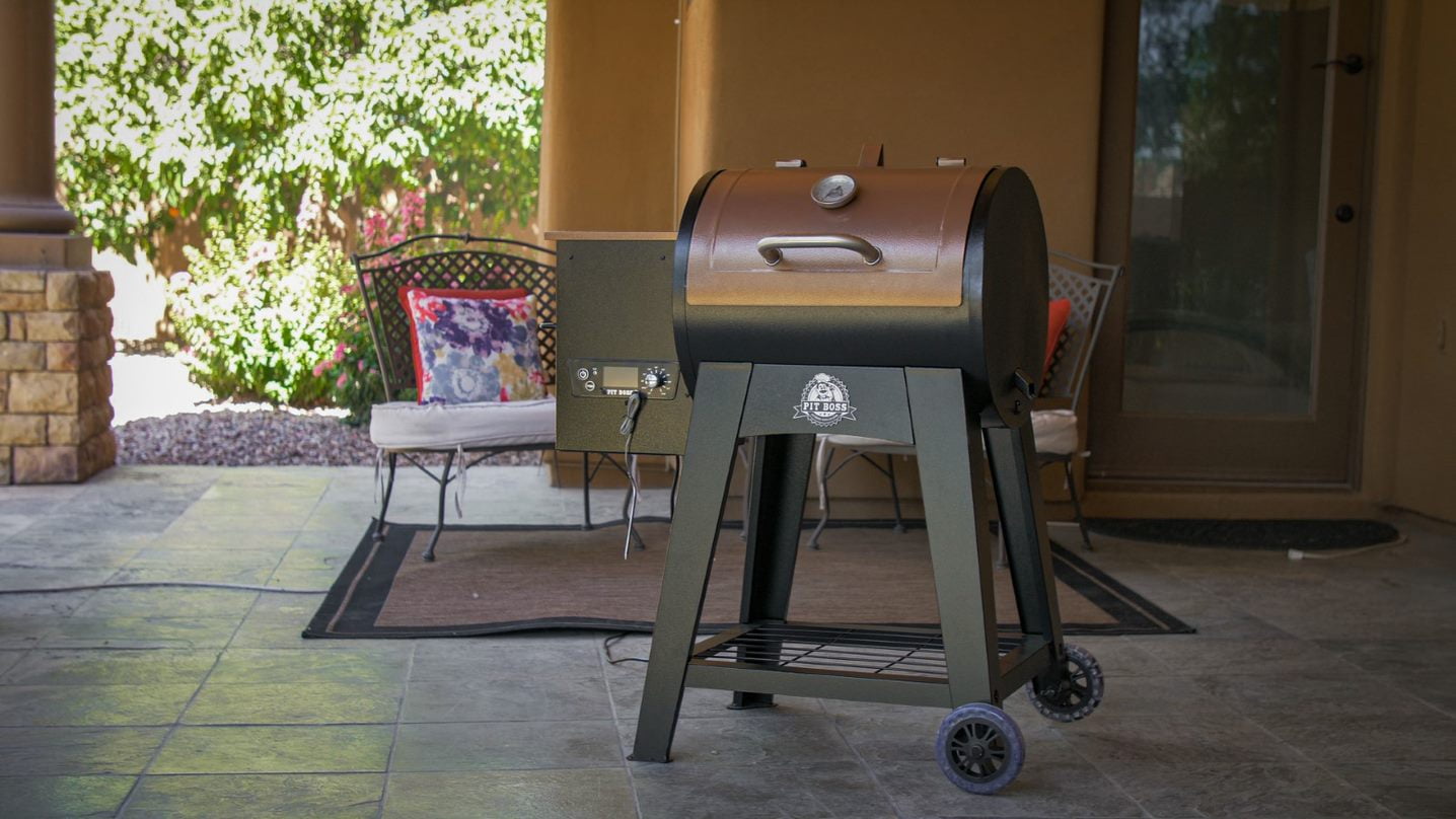 Pit Boss Wood Pellet Grill with Meat Probe