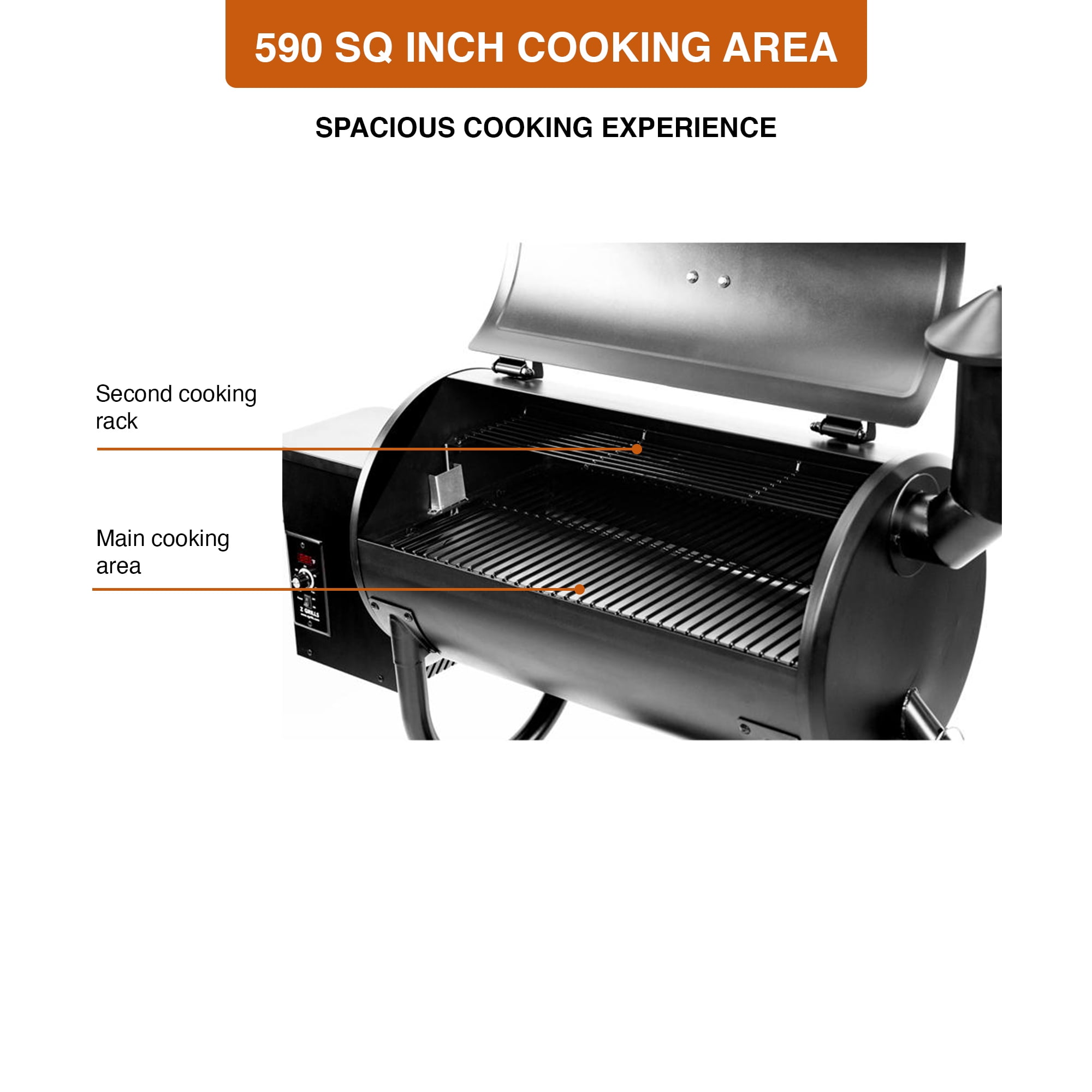 Z GRILLS 8-in-1 Pellet Grill & Smoker