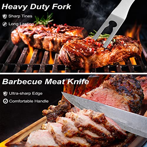 26PCS BBQ Utensils Set for Grilling Outdoors