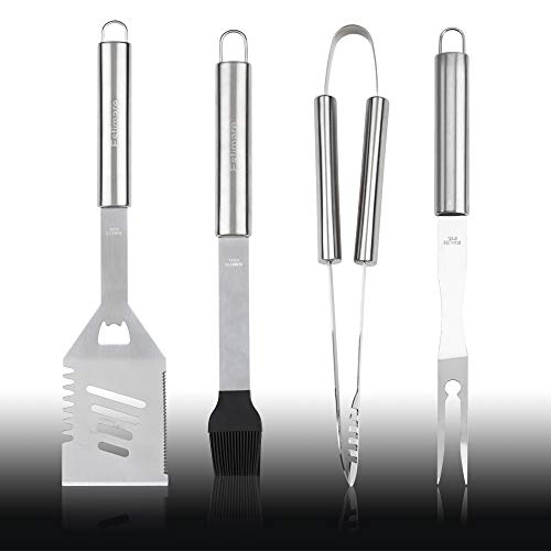 Heavy Duty 4-Piece Stainless BBQ Tools Set