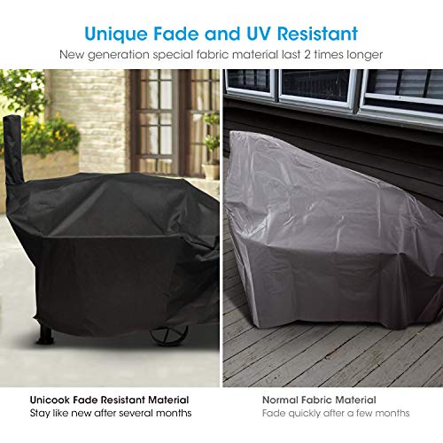 Heavy-Duty Waterproof Offset Smoker Cover