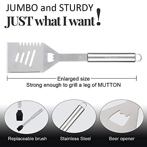 Heavy Duty 4-Piece Stainless BBQ Tools Set