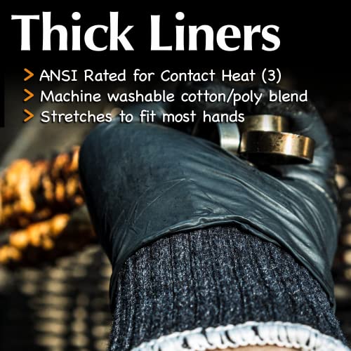 BBQ Grilling Glove Kit with Disposable Gloves