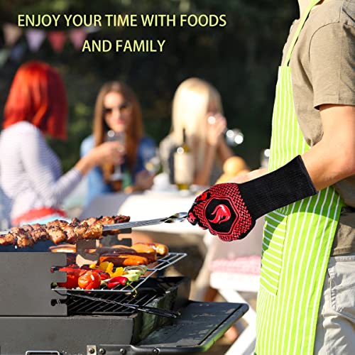 Heat-Resistant BBQ Gloves with Non-Slip Grip