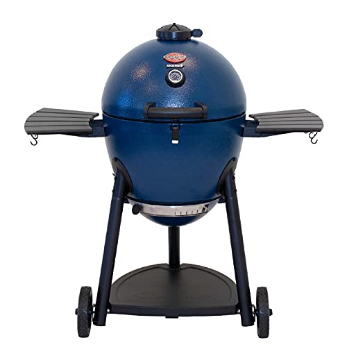 Blue Kamado Charcoal Grill & Smoker
