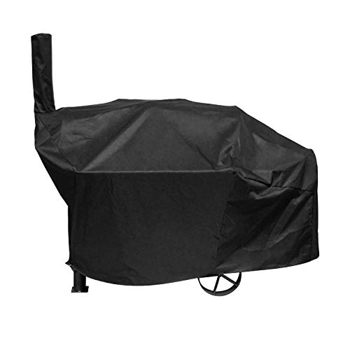 Heavy-Duty Waterproof Offset Smoker Cover
