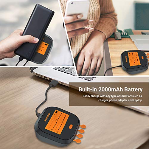 Wireless BBQ Thermometer with 4 Probes & Timer