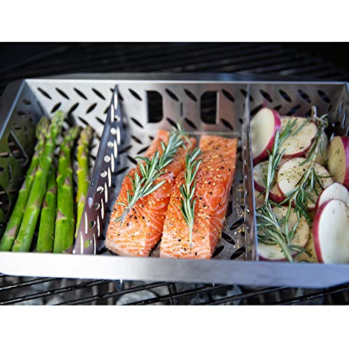 UltraVersatile Stainless Steel Grill Basket for BBQ Veggies