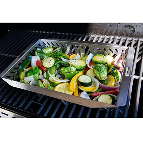 UltraVersatile Stainless Steel Grill Basket for BBQ Veggies