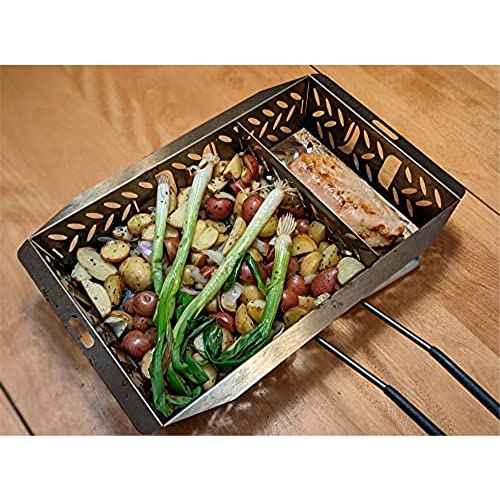 UltraVersatile Stainless Steel Grill Basket for BBQ Veggies