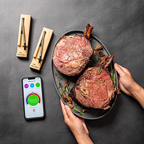 Smart BBQ Thermometer Bundle with 165ft Wireless Range