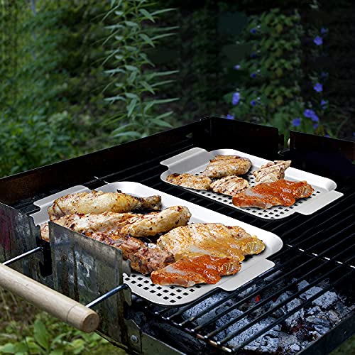 Nonstick Grill Basket Set (2 Pack)