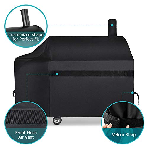 60 Inch Offset Smoker Waterproof BBQ Cover