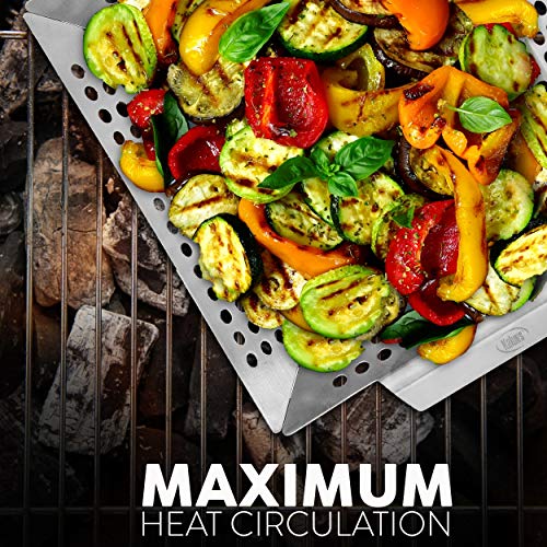 Stainless Steel Veggie Grill Basket for BBQ