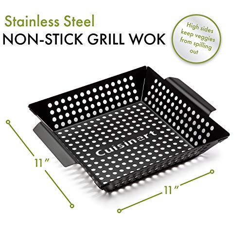 Cuisinart CNW-328 Non Stick 11-Inch, 11 x 11, Grill Wok, 11" x 11"