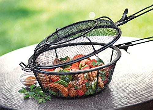 Outset Chef's Jumbo Grill Basket & Skillet