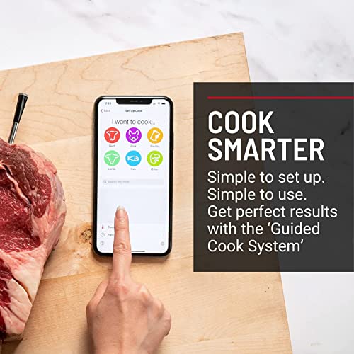 Wireless Smart Meat Thermometer for BBQ & Kitchen