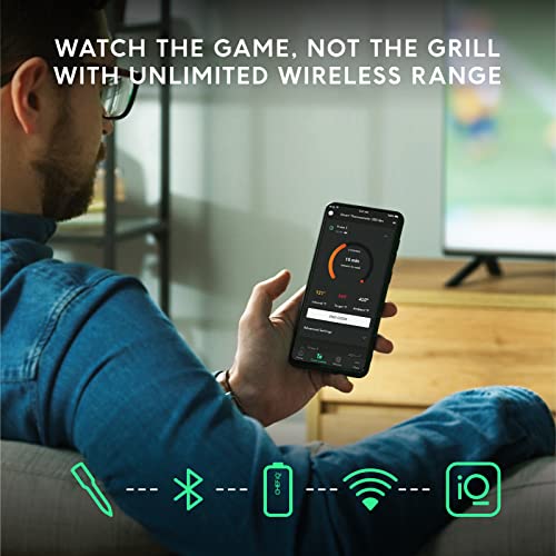 Wireless Smart Meat Thermometer for BBQ & More