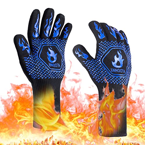 Heat Proof BBQ Gloves for Grilling and Cooking