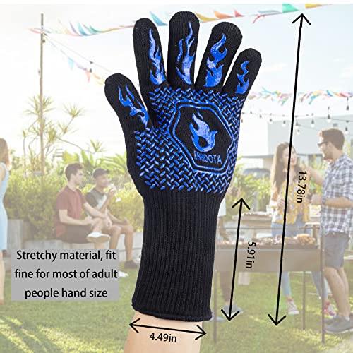 Heat Proof BBQ Gloves for Grilling and Cooking