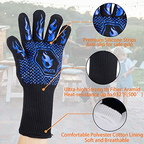 Heat Proof BBQ Gloves for Grilling and Cooking