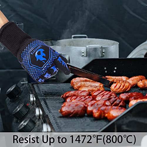 Heat Proof BBQ Gloves for Grilling and Cooking