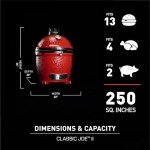 Kamado Joe Classic II 18" Grill, Red