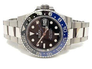 Rolex GMT Master II Black Dial Stainless Steel Mens Watch 116710 BLNR