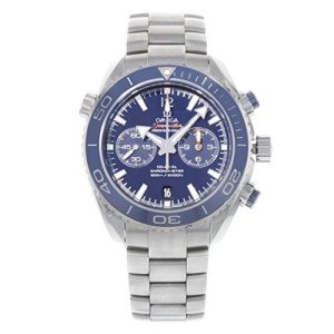 Omega Seamaster Planet Ocean Titanium 600M Chronograph Automatic Blue Dial Men's Watch 232.90.46.51.03.001