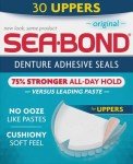 Sea Bond Original Denture Adhesive Seals, 30 Count
