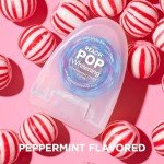 REACH POP Peppermint Whitening Dental Floss, 54.6yd