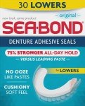 Sea Bond Zinc-Free Denture Adhesive Seals, 30 Count