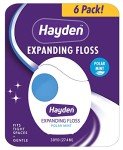 Hayden Polar Mint Expanding Dental Floss - 6 Pack