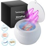 Swissklip ShinePod Ultrasonic Dental Cleaner - White