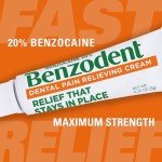 Benzodent Pain Relief Cream for Dentures & Braces