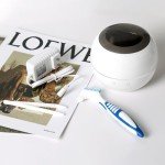 Ultrasonic Retainer Cleaner Cleaning Machine, 44kHz Jewelry Clean Pod 250ML Portable Ultra Sonic Retainer Cleaner for Mouth Guard Denture (Pure Whiteï¼