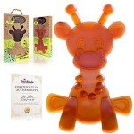 Natural Amber Giraffe Teething Toy for Babies