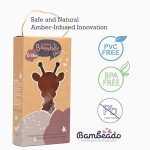 Natural Amber Giraffe Teething Toy for Babies